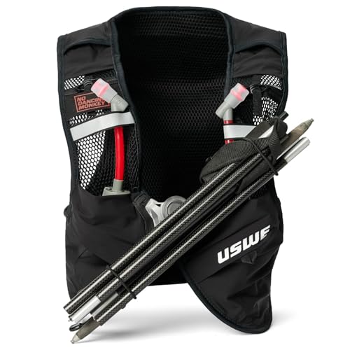Image of USWE Pace - Running Vest Hydration Pack with 2 x 500ml UltraFlask, Backpack for Men and Women