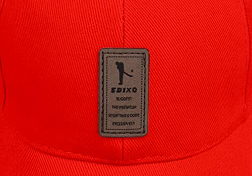 Image of solid plain unisex cotton caps free size adjustable casual look stylish cap