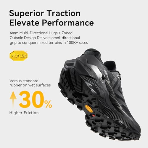 Image of KAILAS Men's FUGA EX 3 Trail Running Shoes Lightweight Slip Resistant Breathable Jogging Hiking Sneakers