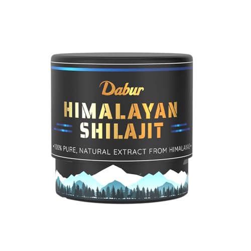 Image of Dabur Himalayan Shilajit Resin - 15g | 250mg per Serving | Boosts Strength, Stamina & Muscle Growth | Shilajit for men |100% Ayurvedic Grade A Shilajit Sourced from the Himalayas (Up to 19,000 ft)