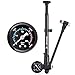 GEWAGE 自転車 サスペンションポンプ 300psi/20bar ショックポンプ ゲージ付き 米式バルブ対応 MTB用 ブラック