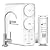 Frizzlife Reverse Osmosis System - Tankless 400 GPD Drinking Water Filtration System, Quick Twist Under Sink RO Filter, with TD-3 Post Carbon Filter