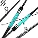 ZzleoyuUUs-12 Fishing Rod 1.8/2.1m 4 Section Fishing Rod Ultralight Weight Carbon Pole Max Drag 8KG Ocean/Freshwater Surf Fishing Rod(2.1 m)