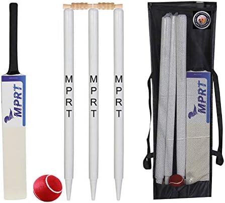 MPRT Wooden Cricket Kit for Tennis Ball Size 2 Combo for Age Group 4-6 Years