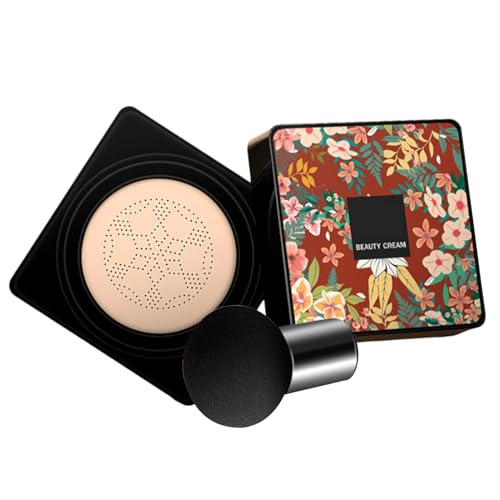 Bb Cream Foundation - BB Con Cabeza De Hongo, Cremas CC Con Cojín De Aire Para La Cabeza, De Maquillaje Resistente Al Agua | A Prueba De Sudor | De Maquillaje Con Brocha Con Forma