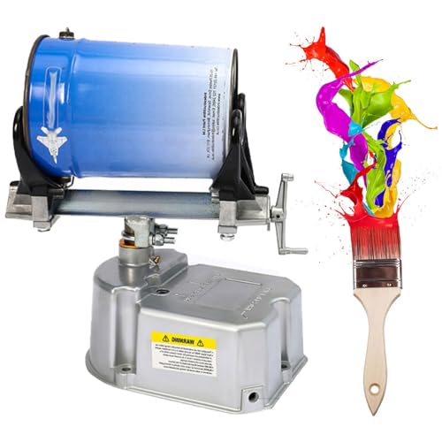VitalisWorks Mezclador de Pintura neumático, agitador de Pintura neumático, diámetro del Barril 80-250 mm Ajustable, Peso oscilante 1-5 kg, productividad 15 min/Barril, agitador Mezclador de tintas
