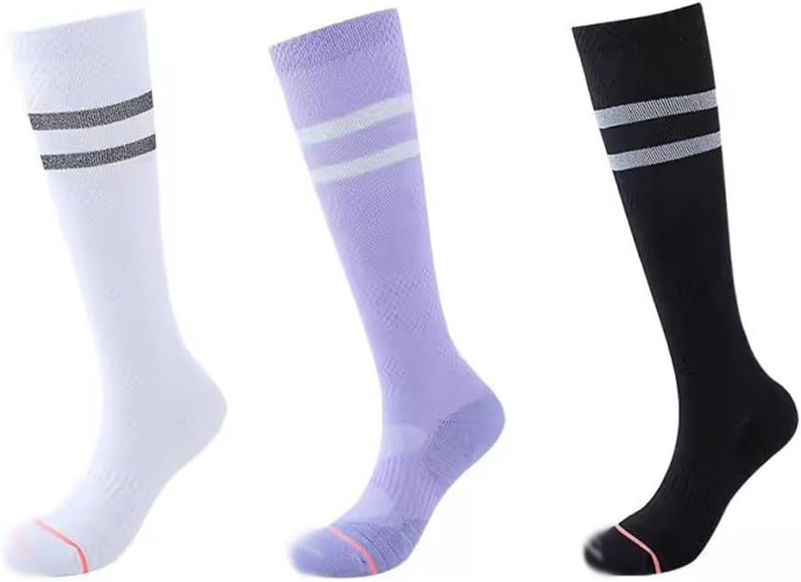 Pressure Running Skipping Rope Fitness Sports Socks Women's mid-length tube High Barrel calf Muscle Energy