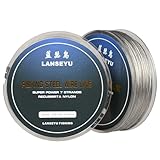 Stainless Steel Fishing line 100 Metres 33 Pound 0.6mm Fishing Stee Wire Nylon Coated 1x7 Stainless Steel Leader Wire Super Soft Fishing Wire Lines