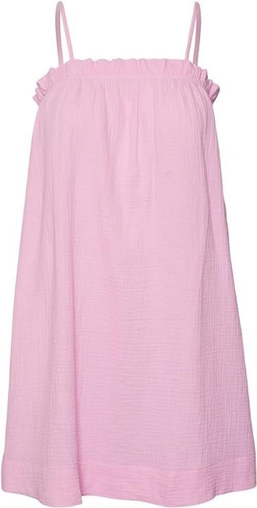 VERO MODA Women's Vmnatali Nia Singlet Short Dress WVN Dress, Bonbon, XS