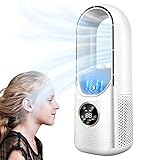 Ventilador De Aire Acondicionado - Ventilador Frío Sin Aspas Humidificador De Filtrado | Enfriador De Aire Evaporativo | Ventilador De Aire Acondicionado Para El Hogar, Dormitorio, Verano, Clima