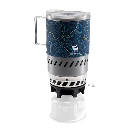 QUNATURE Camping and Backpacking Stove System Integrated Portable Camping Stove