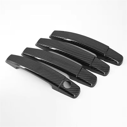 Garnitures poignées porte Chevrolet Orlando 2011-2015 autocollants style fibre