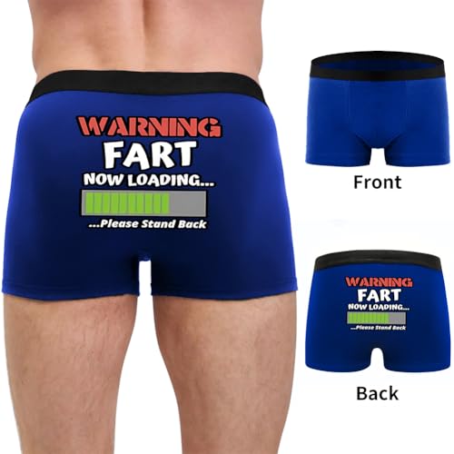 Sexy Code 1701 Novelty Boxer Briefs For Men Underwear Funny Pattern Behind the Buttocks Comfortable & Soft4