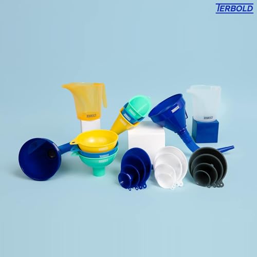 Image of Automotive Flex Funnel with Hose | Wide Mouth Flexible Oil Funnel for Automotive Use - Gas, Transmission Fluid, Car Fuel, Oil Change (Black)