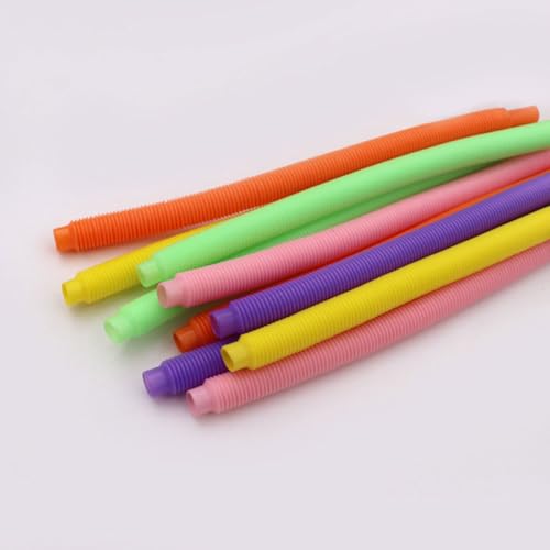 30 pitillos coloridos flexibles para beber 19 cm miniatura 4