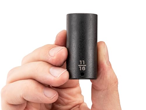 Image of TEKTON 1 /4 Inch Drive x 11 /16 Inch Deep 6-Point Impact Socket | SID03017