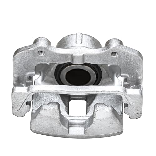 Image of Detroit Axle - RWD Front Left Disc Brake Caliper with Bracket Replacement for 2012-2021 Dodge Challenger Charger Chrysler 300