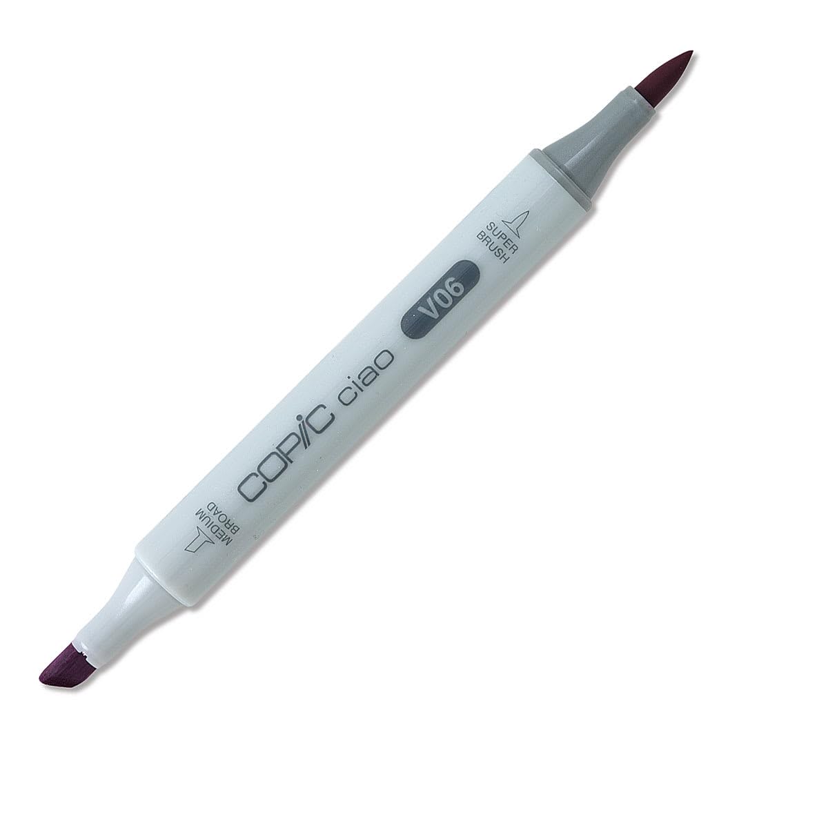 Copic Ciao Coloured Marker Pen - (V-06) Lavender, For Art & Crafts, Colouring, Graphics, Highlighter, Design, Anime, Professional & Beginners, Art Supplies & Colouring Books