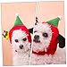 Hemoton Pet Cap for Cat Dog Hat Puppy Accessory Cat Christmas Hats Decorative Headgear