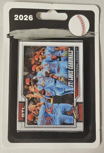2026 Team Set St. Louis Hand Collated Blister Packed 22 Card Topps Cardinals Team Set Series 1 & 2