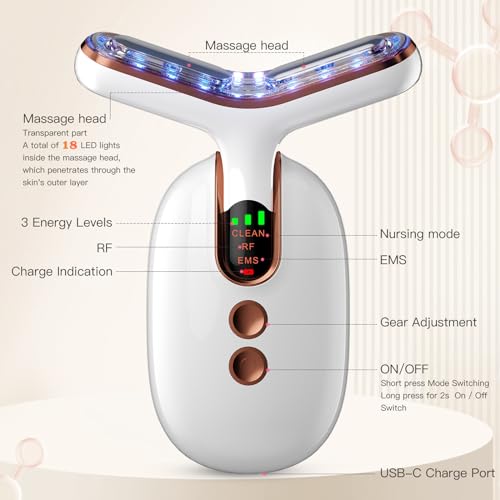 HeavenBird-Electric-Face-Massager-Massaging-and-Self-Heating-Skin-Tightening-Lifting-Facial-Rejuvenation-Device-for-Men-and-Women-White