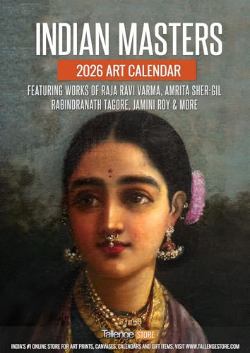 Image of Tallenge - Indian Masters - 2026 Wall Calendar - 12 x 17 Inches for Home & Office (Paper, Wall Calendar)