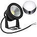 BLOOMWIN LED Spot Aquarium Étanche IP68 10W 12V Lampe Spot Éclairage Submersible Angle Réglable Lampe sous-Marine LED Submersible Décoration Bassin Piscine Aquarium Jardin Lumière Blanc