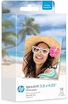 Papier photo autocollant Zink HP Sprocket 3.5 x 4.25” (50 paquets) compatible avec l'imprimante photo HP Sprocket 3x4