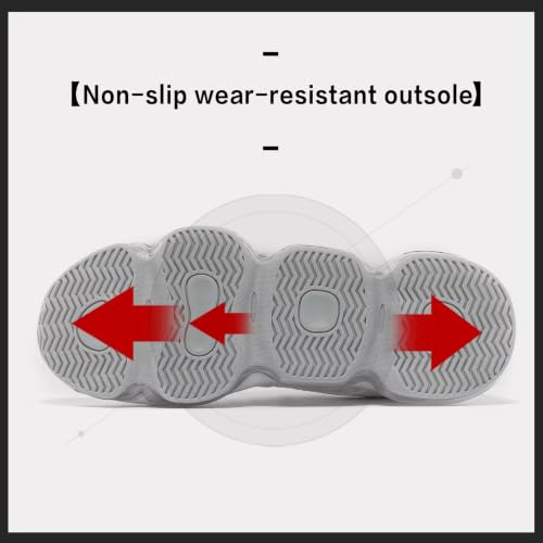 Image of Socviis Men's Air Cushion Running Shoes Breathable Tennis Fashion Sneakers Non Slip Workout Casual Sport Shoes Gym Training Comfortable Walking Shoes
