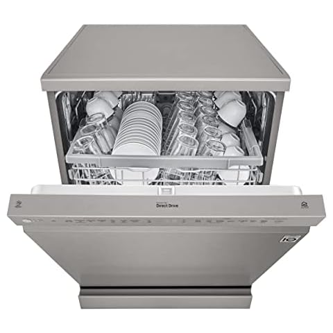 LG DF222FPS Freistehende Spülmaschine, 14 Decken Cover