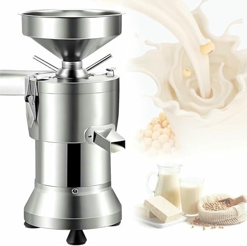 GTHTUHFD Máquina Automática para Hacer Leche De Soja De Acero Inoxidable De 1800 W, 70 Kg/H, con Separación De Escoria, para Leche De Soja De Cocina, Frijoles Secos Y Tofu.