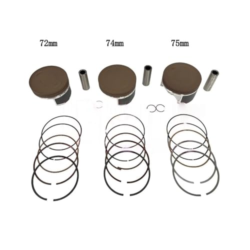 Kit de piston moto 75mm pour réparer le moteur Boswell M3 J