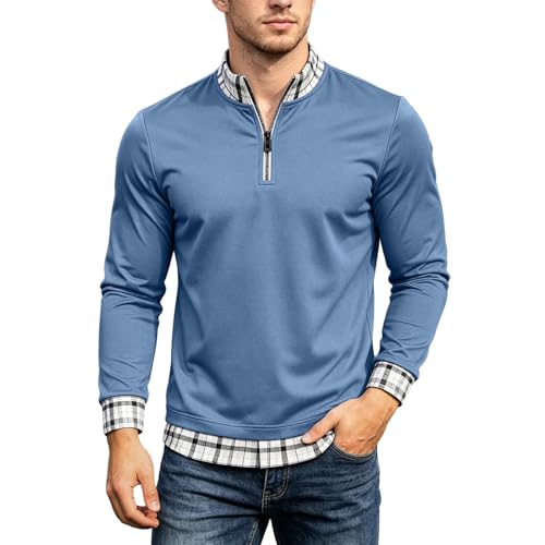 Sweat-shirt manches longues ample homme contre le froid actif