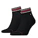 Produktbild Tommy Hilfiger Herren Quarter Iconic Sport 4er Pack, Größe:39-42;Farbe:Black (200)