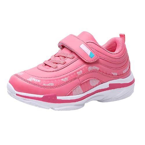 IWIHMIV Kids Athletic Shoes Girls Non Slip Tennis Shoes Lightweight Boys Casual Sports Sneakers