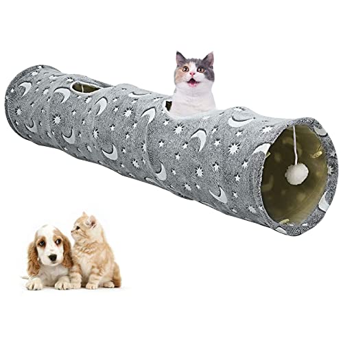 Evita el estrés con este túnel para gatos de interior de dos vías 8