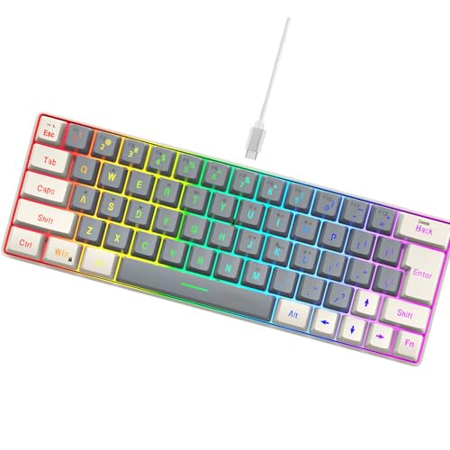 Teclado Mecánico Gaming 63 Teclas Con Cable