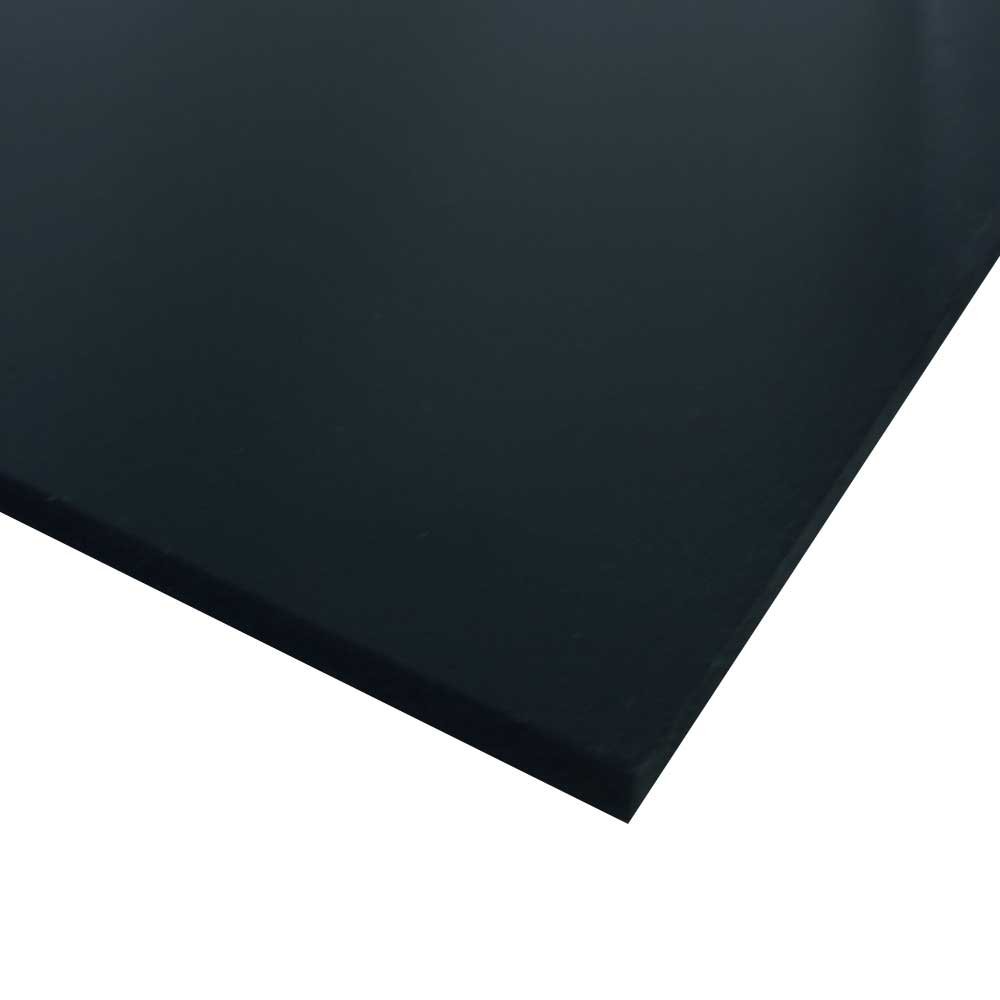 High Impact Polystyrene Plastic Sheet .030 x 48 x 96 - Black