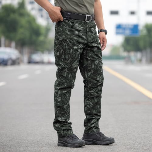 Cargo Work Pants for Men Flex Camo Tactical Waterproof Pants Big and Tall Ripstop Cargo Pants with Multi Pockets4
