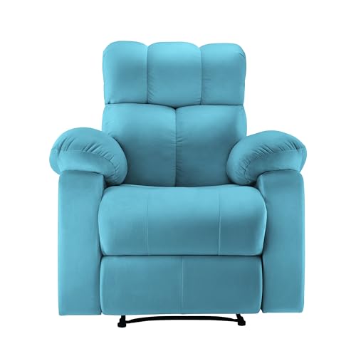 Image of Little NAP Recliner Sofa | 1 Seater | 1 Year Warranty | Recliner Chair | 1 Seater Sofa Chair |1 Seater Helios Single Seater Manual Recliner for Living Room (Tarquoise,DIY)