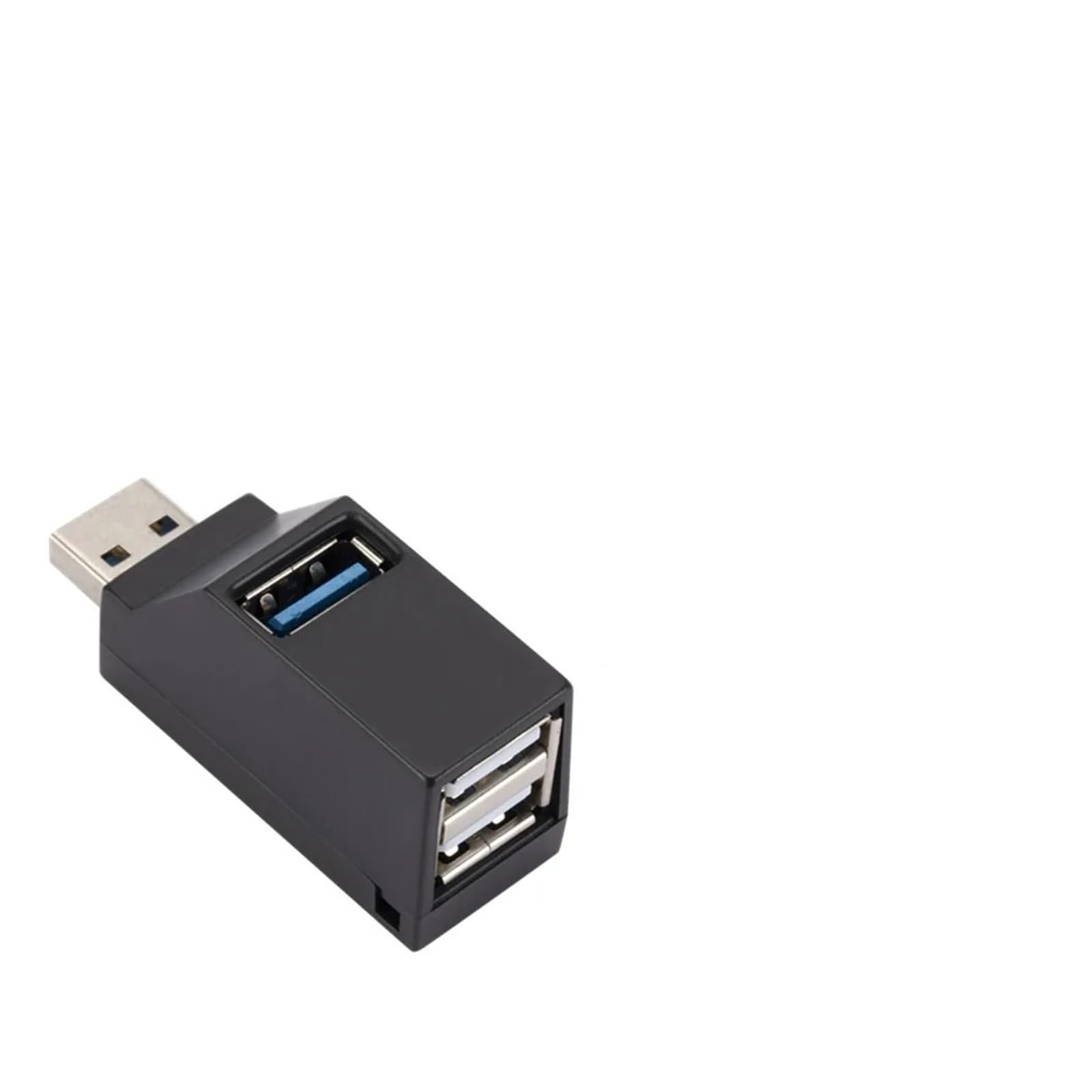 Hub USB 3.0 3-portowy rozdzielacz 5 Gb/s do laptopa PC Mac (czarny)