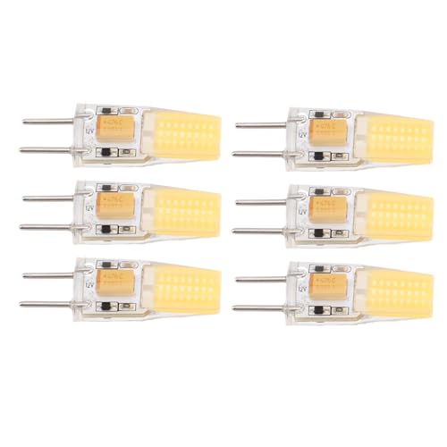 YWBL-WH 5W GY6.35 COB Light Bulb for Wall Lamps, 360 -Degree Heat Department, Easy to Install, Suitable for Cabinet Lamps (Netural Light)