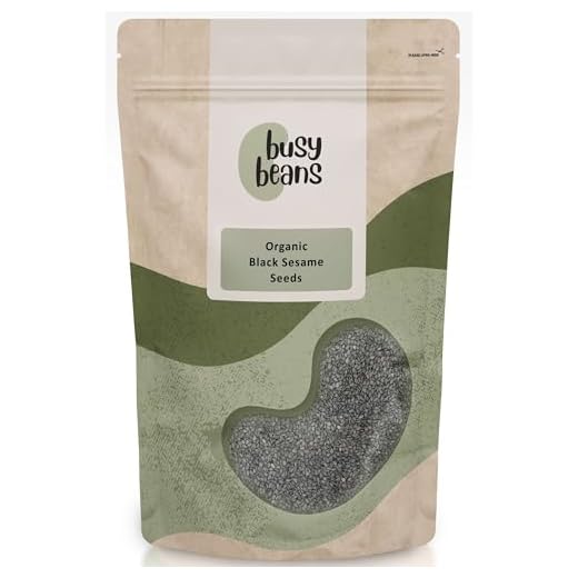 Organic Black Sesame Seeds from Busy Beans