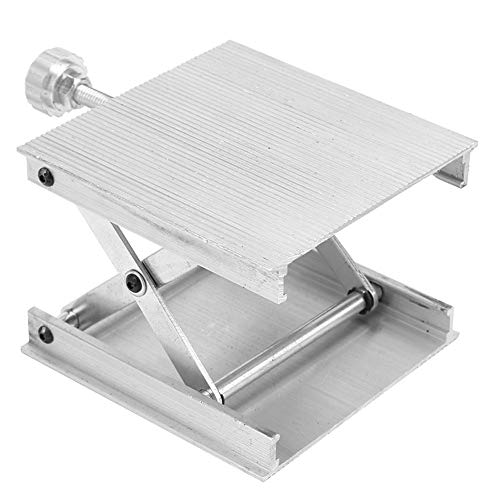 Image of Lab 90x90mm Lab Scissors Jack,Adjustable Stable Aluminum Alloy Lifting, Manual Control Lab Stand Table