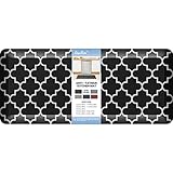 4/5 Inch Thick Kitchen Rugs, Kitchen Mat, Anti Fatigue Floor Mat, Waterproof Mats & Rugs, Heavy Duty PVC Ergonomic Comfort Standing Foam for Kitchen, Home, Office, Sink, Garage, 17.3'x39', Black