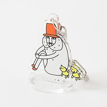 Amazon.co.jp: ミドリ アクリルキーホルダー 体育座り柄