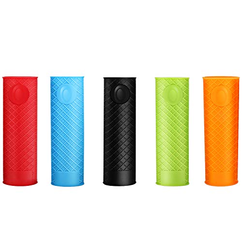 5 Pieces Silicone Hot Handle Holder Rubber Pot Sleeve Heat Resistant Kitchen Potholders For Cast Iron Pans, Metal Frying Pans, Skillets, Griddles, 5 Colors #TOP1