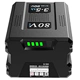 SAPBJ 80V 3.5Ah Battery for Kobalt 80 Volt Max Battery Replacement, Compatible with Kobalt Cordless Power Tool Lithium Ion Bateria Model KB2580-06 KB580-06 KB680-06 KB280-06