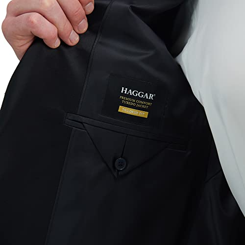 Haggar Men's Premium Comfort Tuxedo Jacket-Tailored Slim Fit4
