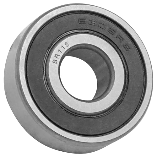 Caltric 6302-2RDQE6 6302-2RS Ball Bearings Dual Sided Rubber Sealed 16x42x13 mm
